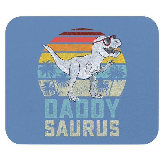 Daddysaurus T Rex Dinosaur Daddy Saurus Mouse Pad