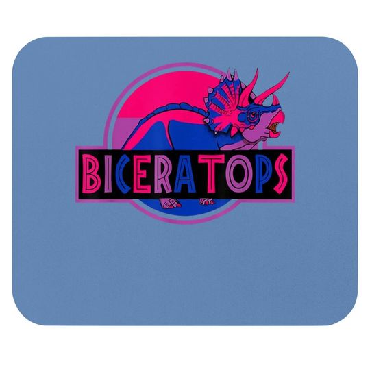 Biceratops Bisexual Ceratops Dinosaur Lgbt Mouse Pad