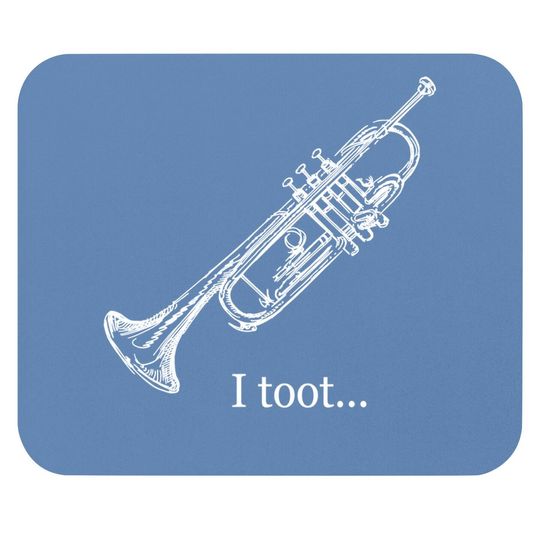 Trumpet Toot Musical Instrument Mouse Pad