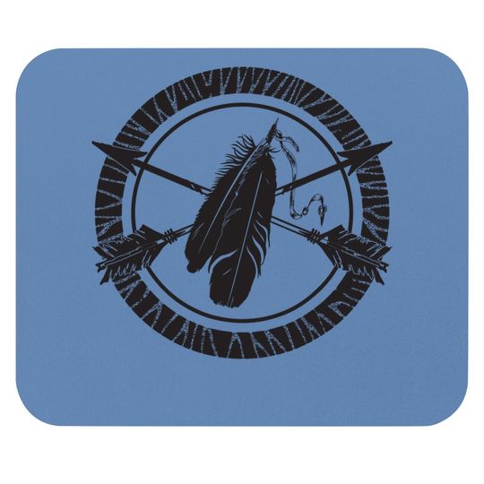 Native American Indian  cross Mouse Pad