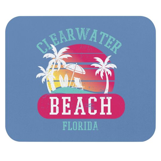 Clearwater Beach Original Florida Sunset Beaches Mouse Pad