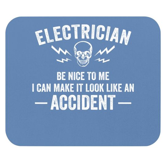 Funny Electrician Gift Cool Electrical Lineman Gag Quote Mouse Pad