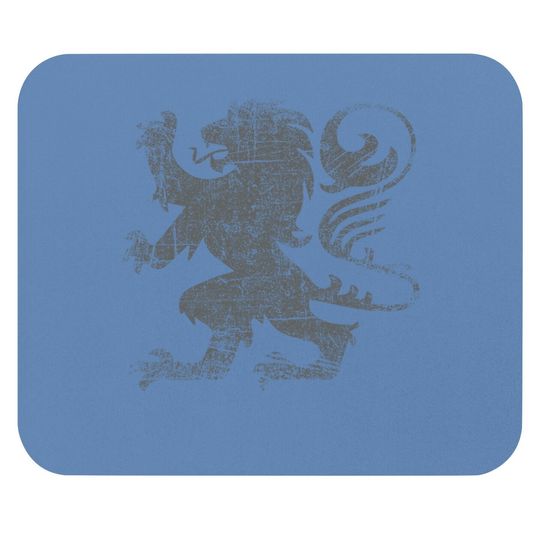 Scottish Flag Lion Rampant Heraldry Flag Of Scotland Rugby Mouse Pad