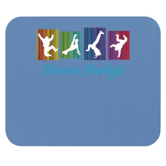 Break Dancing Mouse Pad Forever Freestyle Retro Hip Hop Mouse Pad