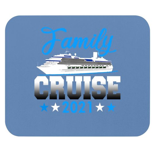 Family Cruise Matching Vacation Mouse Pad