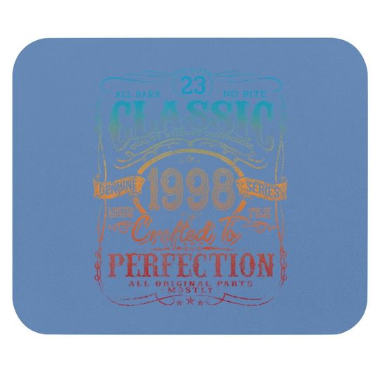 Vintage 1998 Limited Edition  23rd Birthday Mouse Pad