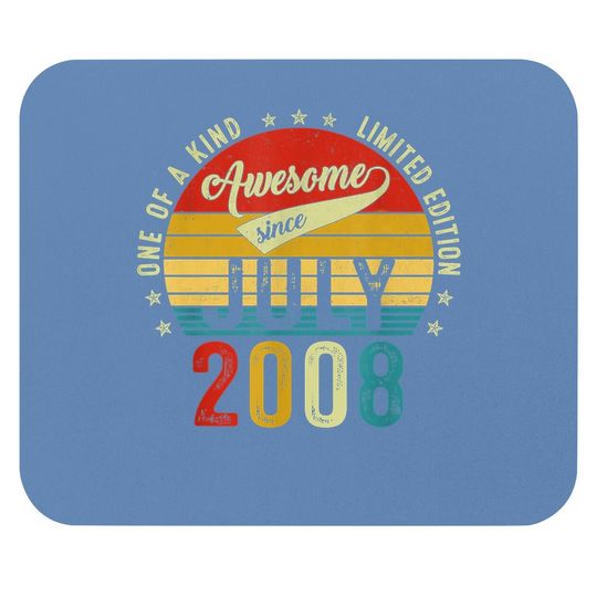 13 Years Old Vintage 2008 Limited Edition Mouse Pad