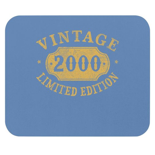 21st Birthday Anniversary Gift Limited 2000 Mouse Pad