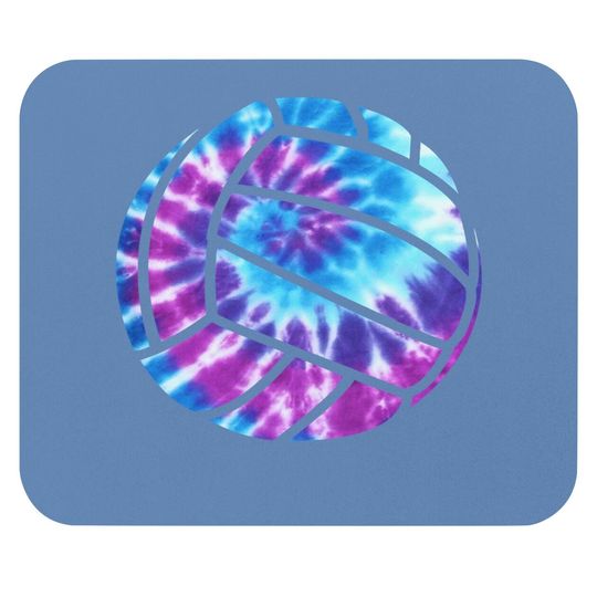 Volleyball Tie Dye Blue Purple Mouse Padnage Mouse Pad