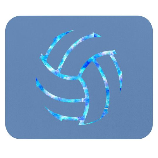 Volleyball Stuff Attire Tie Dye Mouse Pad