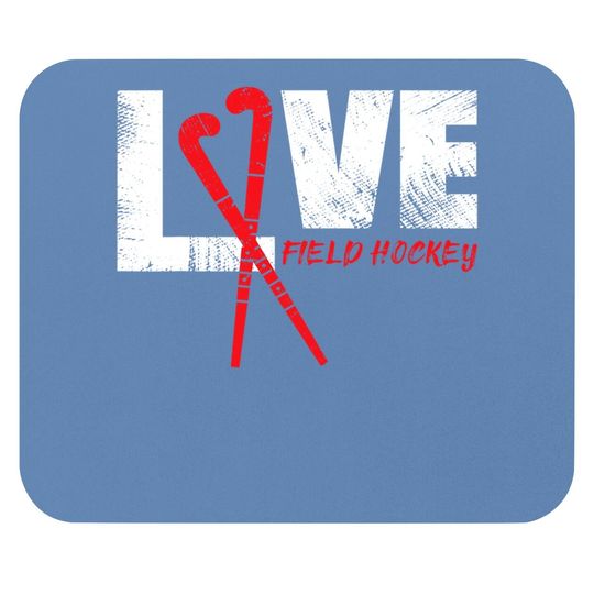 Love Field Hockey Gift Field Hockey Player Gift Mouse Pad