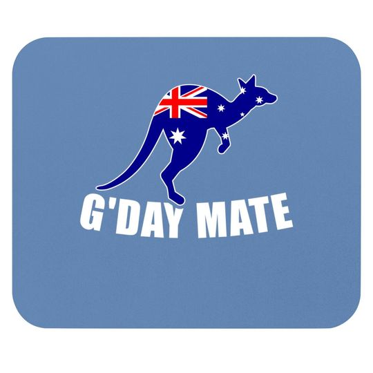 Australia Flag Kangaroo Mouse Pad