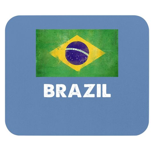 Brazil Flag Mouse Pad