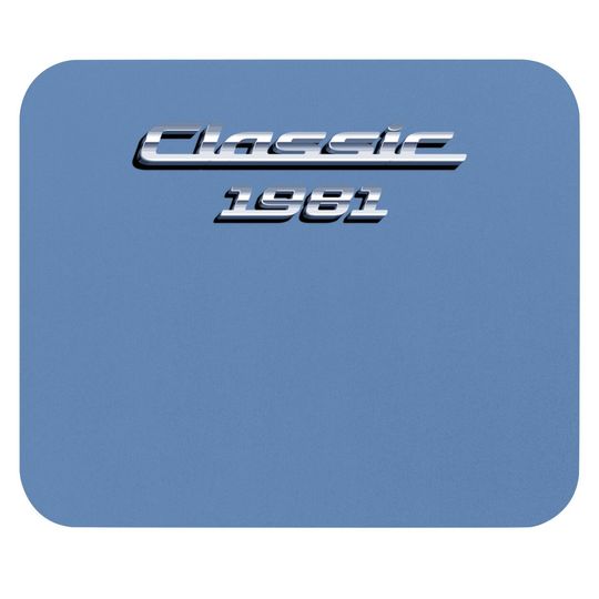 Gift For 40 Year Old: Vintage Classic Car 1981 40th Birthday Mouse Pad