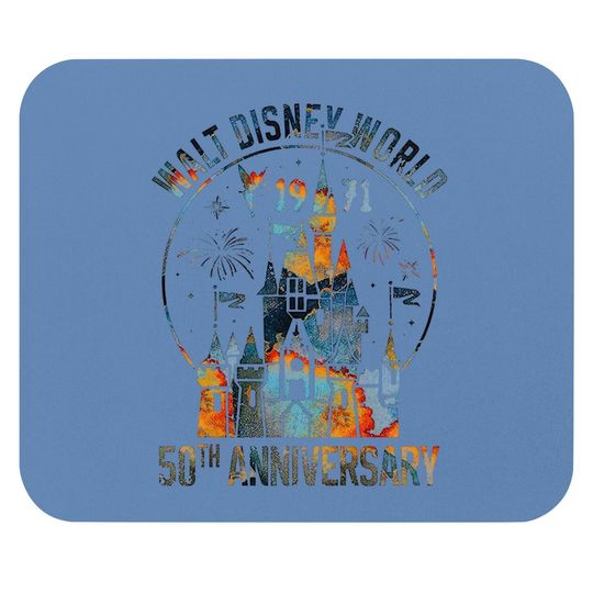 Disney 50th Anniversary Wdw Mouse Pad