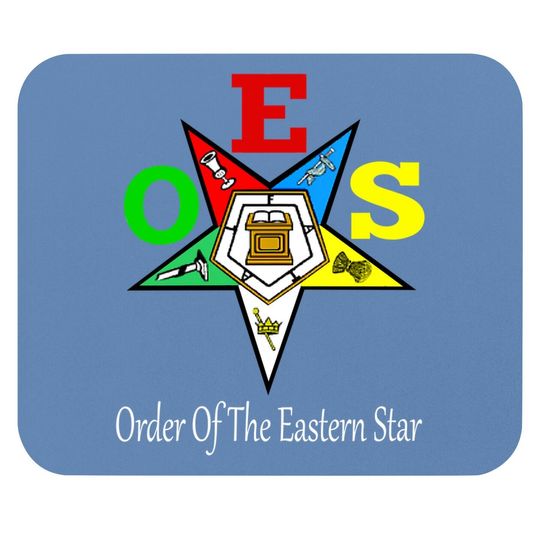 Oes Order Of The Eastern Star Logo Symbol Mouse Pad