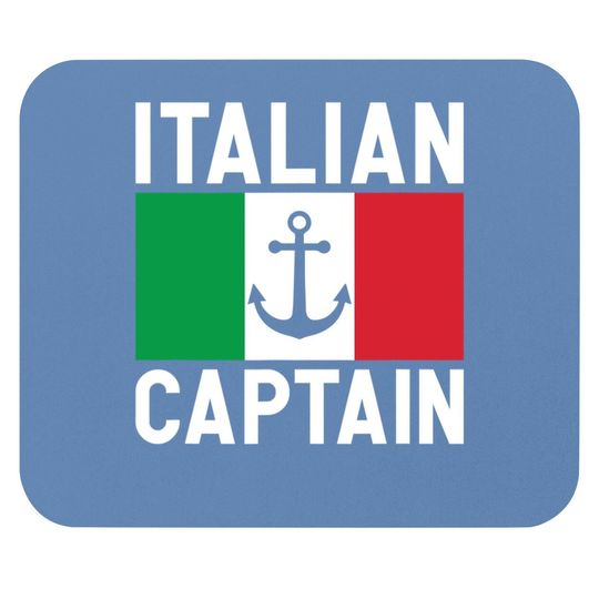 Flag Of Italy Italian Captain Mouse Pad