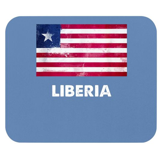 Liberia Flag Mouse Pad