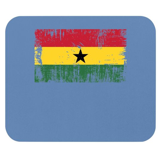 Ghana Ghanaian Flag Gift Football Mouse Pad