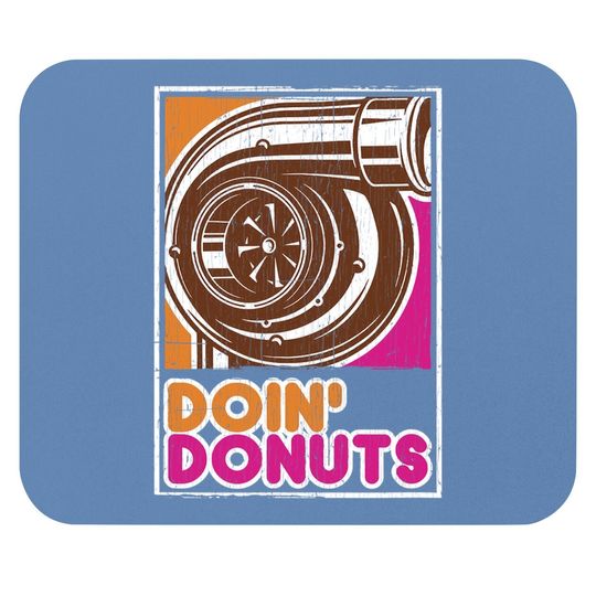 Doin' Donuts Mouse Pad - Car Enthusiast Mouse Pad