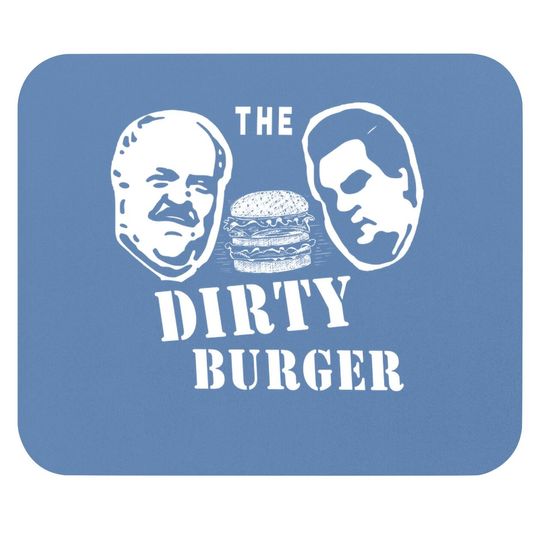 Dirty Burger Mouse Pad, Burger Time Summer Cool Mouse Pad Mouse Pad