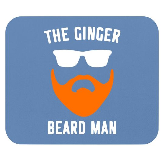 Ginger Beard Redhead Irish Bearded Mouse Pad