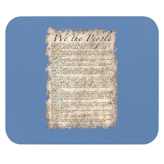 Bill Of Rights Us Constitution Mouse Pad