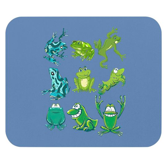 Rainforest Amphibian Gift Idea Cute Frog Mouse Pad