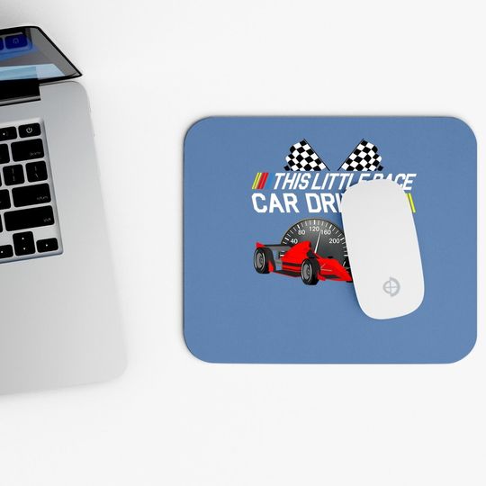4 Year Old Race Car Birthday Mouse Pad 4th Racing Party Mouse Pad