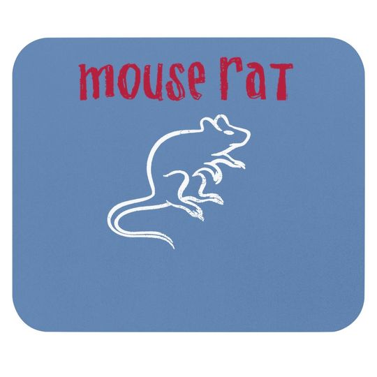 The Mouse Rat Logo Distressed Mouse Pad