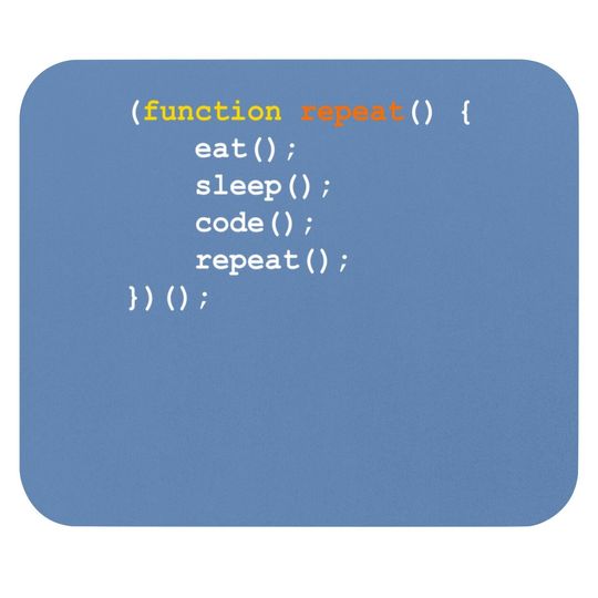 Computer Science Programmer Eat Sleep Code Mouse Pad