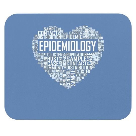 Epidemiology Heart Proud Epidemiologist Mouse Pad