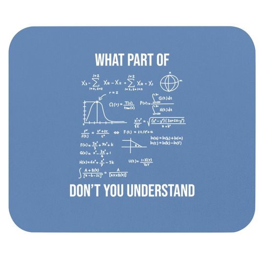 What Part Of Mechanical Engineer Mathematician Mouse Pad