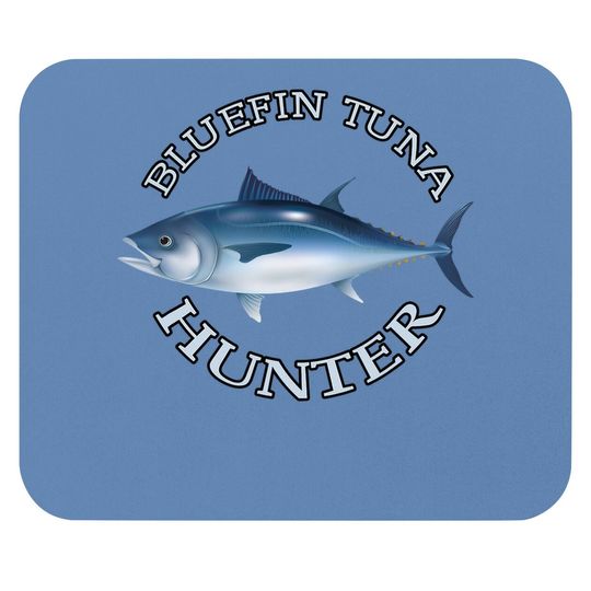 Bluefin Tuna Hunter  saltwater Fishing Mouse Pad