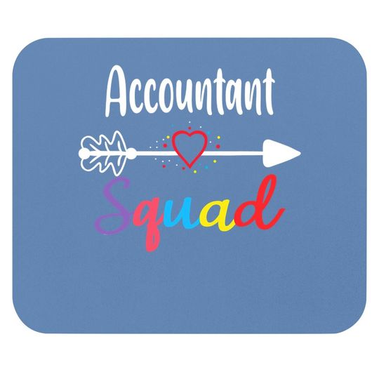 Accountant Squad Team Funny Back To School Teacher Supplies Mouse Pad