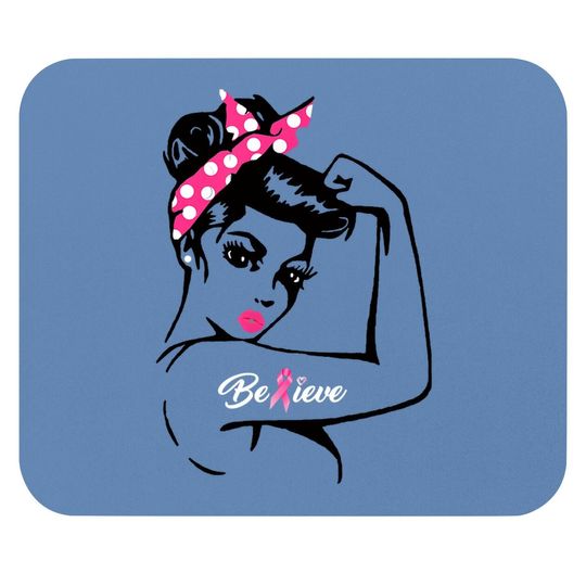 Breast Cancer Warrior Awareness Mouse Pad