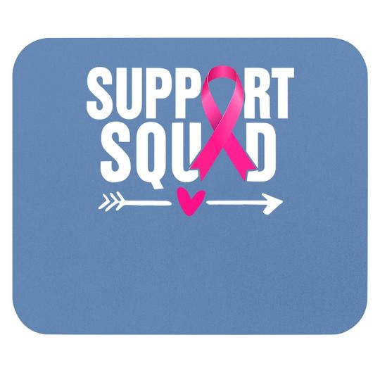 Breast Cancer Warrior Support Squad Breast Cancer Awareness Mouse Pad