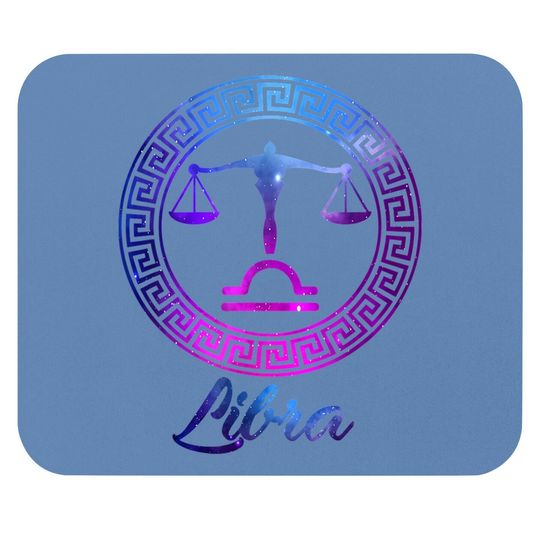 Libra Zodiac Sign Mouse Pad