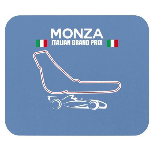 Monza Circuit Formula Racing Car Italian Grand Prix Mouse Pad