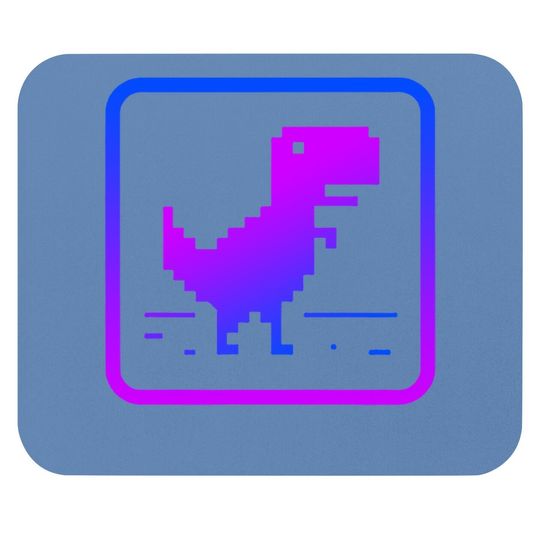 No Internet Dinosaur Graphic Design Mouse Pad