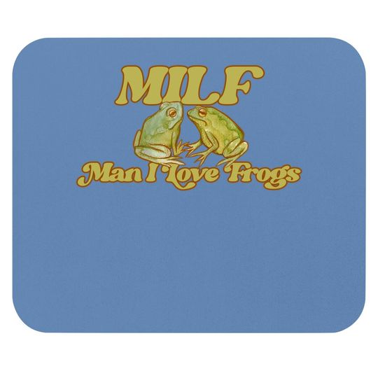 I Love Frogs Mouse Pad