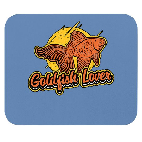 Goldfish Lover Cute Aquarium Vintage Mouse Pad