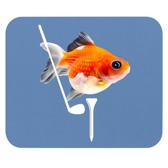 Funny Pearlscale Goldfish Mouse Pad