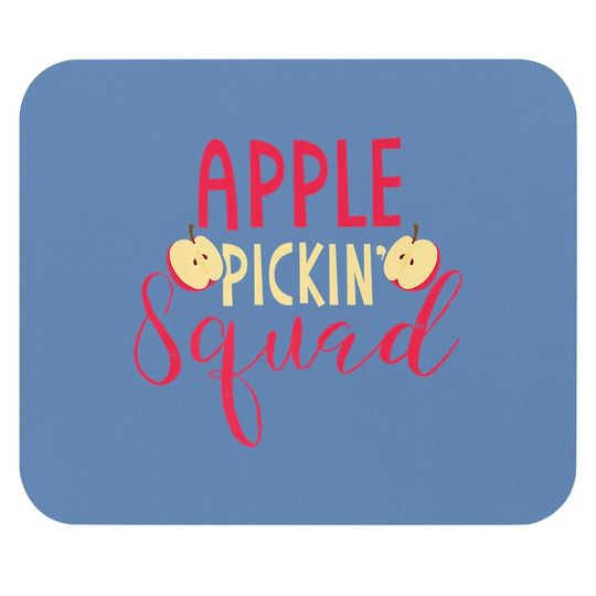 Apple Picking Squad Gift Apple Fruit Picker Mouse Pad