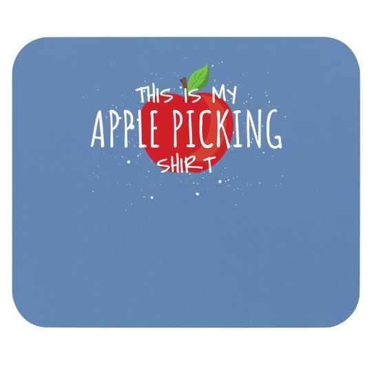 Apple Picking Season Inspired Mouse Pad