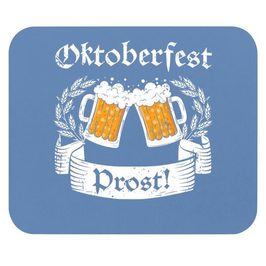 Oktoberfest Prost Mouse Pad German Cheers Beer Festival Mouse Pad