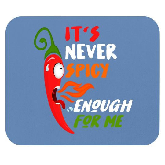 Chili Red Pepper Gift For Hot Spicy Food & Sauce Lover Mouse Pad