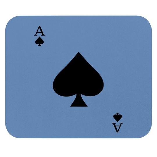 Ace Of Spades Deck Of Cards Halloween Costume Mouse Pad