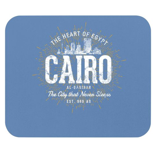 Egypt Vintage Cairo Mouse Pad
