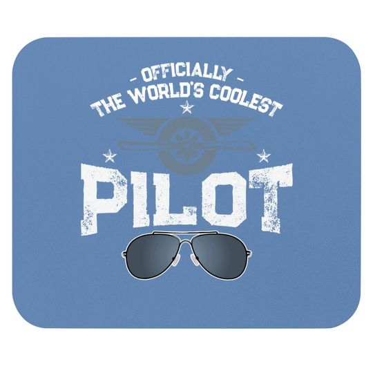 ly The World's Coolest Pilot Civil Aviation Flight Mouse Pad